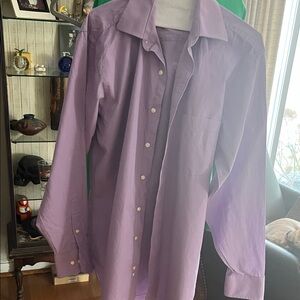 Men's Long-Sleeve Dress Shirt in Light Purple